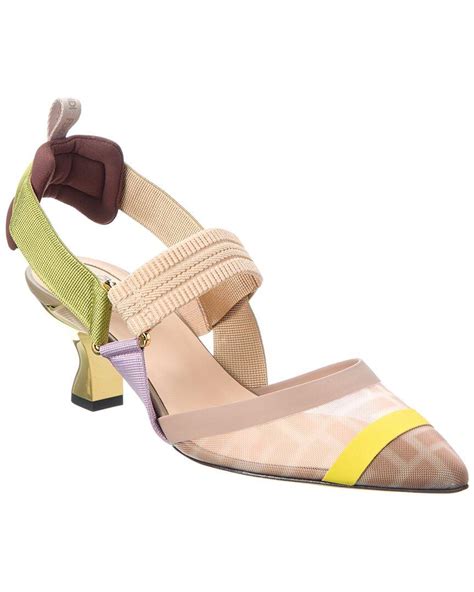 Fendi slingback pumps